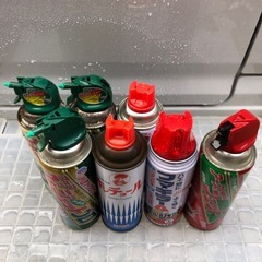 決まりました。　　無料　非対面　中古　⑤殺虫剤いろいろ　ぼぼ満タン　7本セットの画像