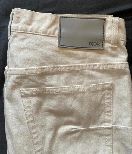 Dior ペイント加工 ストレートデニム サイズ : FREE SIZE