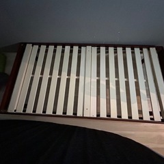 【12/28受取のみ】すのこ　ベッドフレーム　シングルベッドの画像