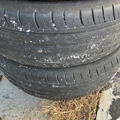 19インチ　タイヤ付きアルミホイールの画像