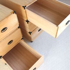 桐衣装箱 桐衣装ケース 6個セット 着物衣装箱 着物用収納ケース 日本製の画像