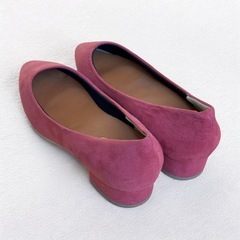 Sesto セスト スエード調 パンプス ボルドー 24cm 秋冬カラーの画像