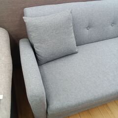 ★リユースのサカイつくば店★TK7801  三人掛けソファ グレー H70×D68×W168 クリーニング済みの画像
