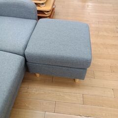 ★リユースのサカイつくば店★TK7801  三人掛けソファ グレー H70×D68×W168 クリーニング済みの画像