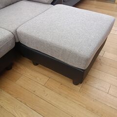 ★リユースのサカイつくば店★TK7802  三人掛けソファ ブラウン H75×D80×W199 クリーニング済みの画像