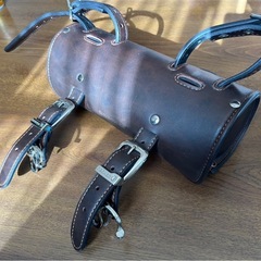 DEGNER   ブラウンレザーサドルバッグの画像