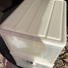 収納ケース2つの画像