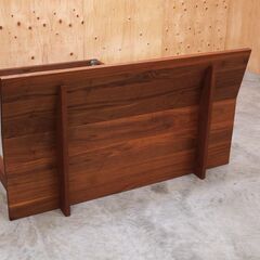 ≪yt2119ジ≫ MasterWal/マスターウォール ダブルサイズベッドフレーム LUNA/ルナ 幅143cm 開き止め金具無し 現状品 ブランド家具/中古家具/仙台港インター降りてすぐ/リユースストレージ仙台 071219-07の画像