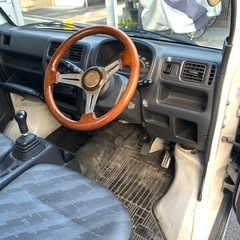 キャリィ　DA63T 2WD 車検有り　ウッドハンドルの画像