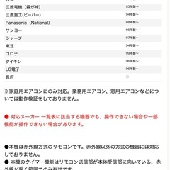 プログラムタイマー付エアコンリモコン RC-32ACの画像