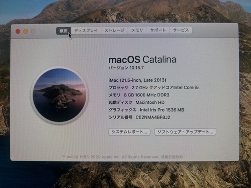 iMac (21.5-inchi, Late 2013)