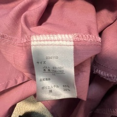 シャツワンピース　ピンク　ポケット付きの画像