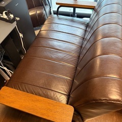 ニトリ　2人がけモダンソファの画像