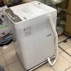 SHARP   シャープ　洗濯機　ES-GE5EJ-W  2021年製  5.5㎏の画像