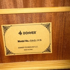 アコースティックギター　DAG-1CS DONNER の画像