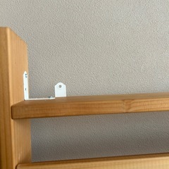 アクセサリー、小物の壁収納、洗面所、DIY サイズ約H91、W58、D7.7㎝の画像