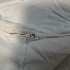 SPS 白　ショート丈　BIGTシャツの画像
