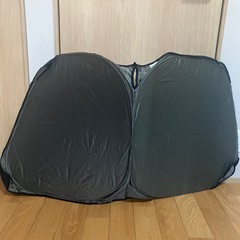 車 サンシェード 日除け フロントガラス用　カーキ　軽自動車の画像