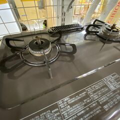 【中古】ガスコンロ　パロマ　IC-S807BHA-2R　都市ガス用　2022年製🐶「ジモティ見た」でドリンクプレゼント中‼🐶の画像