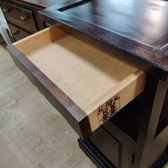 【愛品倶楽部柏店】北海道民芸家具 HOKUMIN TEL台 カバ材使用の画像