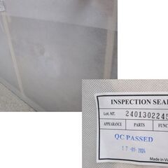 2人掛けソファ ファブリック 幅128cm クッション1個付き 布 ブルーorグリーン系 2Pソファ☆ 札幌市 北区 屯田 の画像