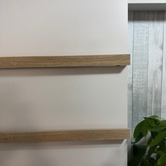 LOWYA（ロウヤ）突っ張りラック／パーテーション｜幅80cm ナチュラル｜使用約1年・状態良好の画像