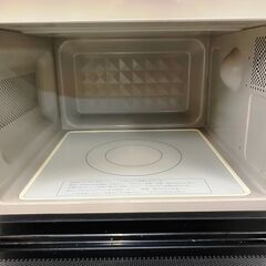 【中古】電子レンジ　ヤマダ　YMW-S18B1　2017年製🐶「ジモティ見た」でドリンクプレゼント中‼🐶の画像