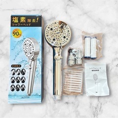 ❤️新品未使用❤️シャワーヘッド 9段階モード 塩素除去フィルター付きで肌に優しい | 簡単取付・高水圧調整✨の画像