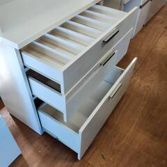 【愛品倶楽部柏店】NITORI ニトリ 3枚扉キッチンボード ソレル120KB 幅120cmの画像