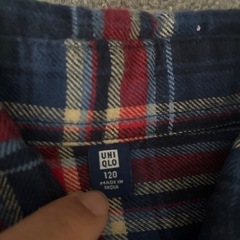 未使用✨️UNIQLO  チェック柄120cmの画像