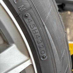 【40%値下げ】スタッドレスタイヤ＋アルミホイール 4本セット 215/55R17の画像