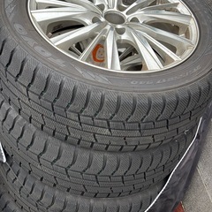 【40%値下げ】スタッドレスタイヤ＋アルミホイール 4本セット 215/55R17の画像