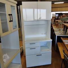 【愛品倶楽部柏店】NITORI ニトリ 2枚扉キッチンボード ソレル80KB 幅80cmの画像