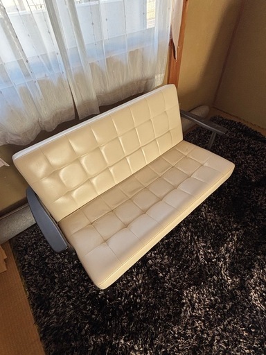 ★ジモティ割あり★ ニトリ 2人掛けソファ グリーン H64×D76×W140 クリーニング済み TK8075 ☆ジモティ割あり☆ ニトリ 2人掛けソファ グリーン H64×D76×W140