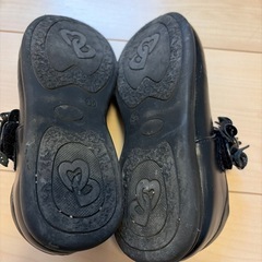 ブラック シューズ 23cmの画像