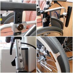 ♪MIKI/ミキ 自走用 車椅子 SKT-1000 ブラウン♪の画像