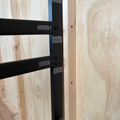 パイプベッド シングル 黒 すのこの画像