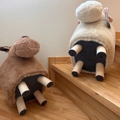 2個セットキッズ　スツールの画像