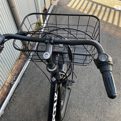 757  ブリヂストン新機種電動アシスト自転車STEP cruise26インチブラック系の画像