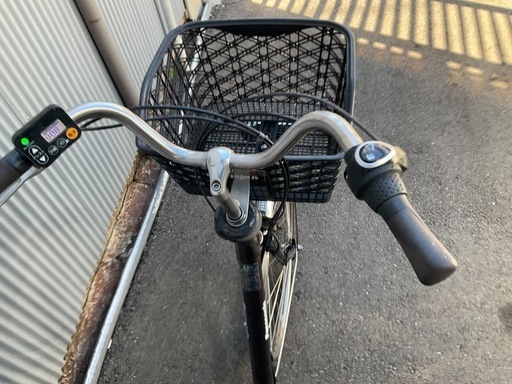 758  パナソニック最新機種電動アシスト自転車viviDX26インチパープル系ボディー