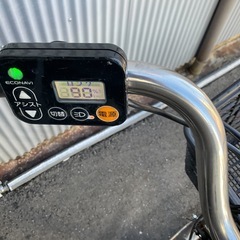 758  パナソニック最新機種電動アシスト自転車viviDX26インチパープル系ボディーの画像