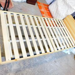 【JM939】シングルベッド シングルサイズ マットレス ベッドフレームセットの画像