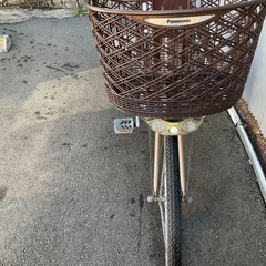 759  パナソニック新機種電動アシスト自転車vivi26インチシルバー系アルミボディーの画像