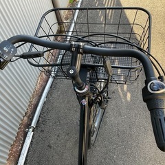 760  ブリヂストン最新機種電動アシスト自転車STEP cruise26インチブラック系の画像