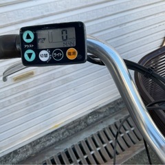 762  ヤマハ最新機種電動アシスト自転車チェアー26インチレッド系アルミボディーの画像