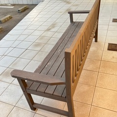 ウッドロング椅子の画像