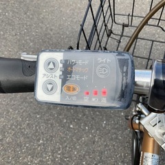 764  パナソニック新機種電動アシスト自転車OFF TIME前18インチ後20インチの画像