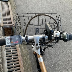 764  パナソニック新機種電動アシスト自転車OFF TIME前18インチ後20インチの画像