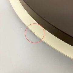 stp-3669　in The ROOM　アナログ掛け時計　幅29.5cm　静音　白×茶　単3電池1本　ホワイト　ブラウン　時計　掛け時計　アナログ時計　シンプル　壁掛け　インテリア　おしゃれの画像