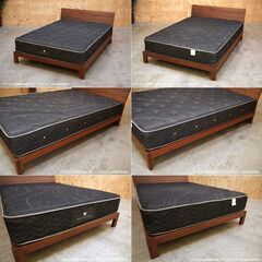 ≪zyt2660ジ≫ MasterWal/マスターウォール ダブルサイズマットレス COLLINA/コリーナ 幅140cm 1400x1950x290『仙台市 引取推奨』071219-18の画像